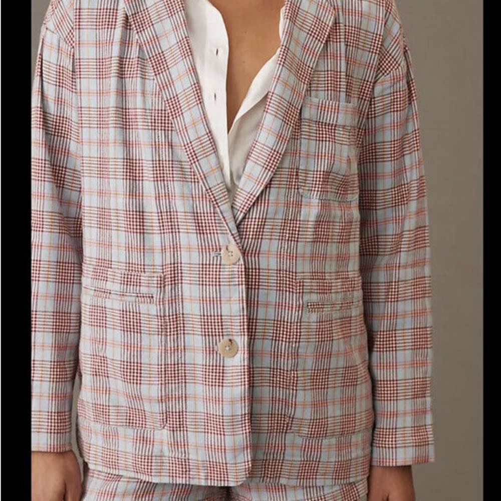 Maeve Plaid Women's Blazer‎